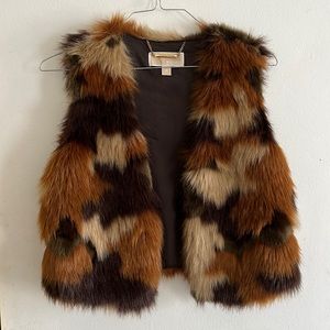 Michael Kors Faux Fur Vest size s